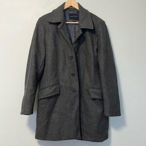 Banana Republic Grey Wool Blend Coat
